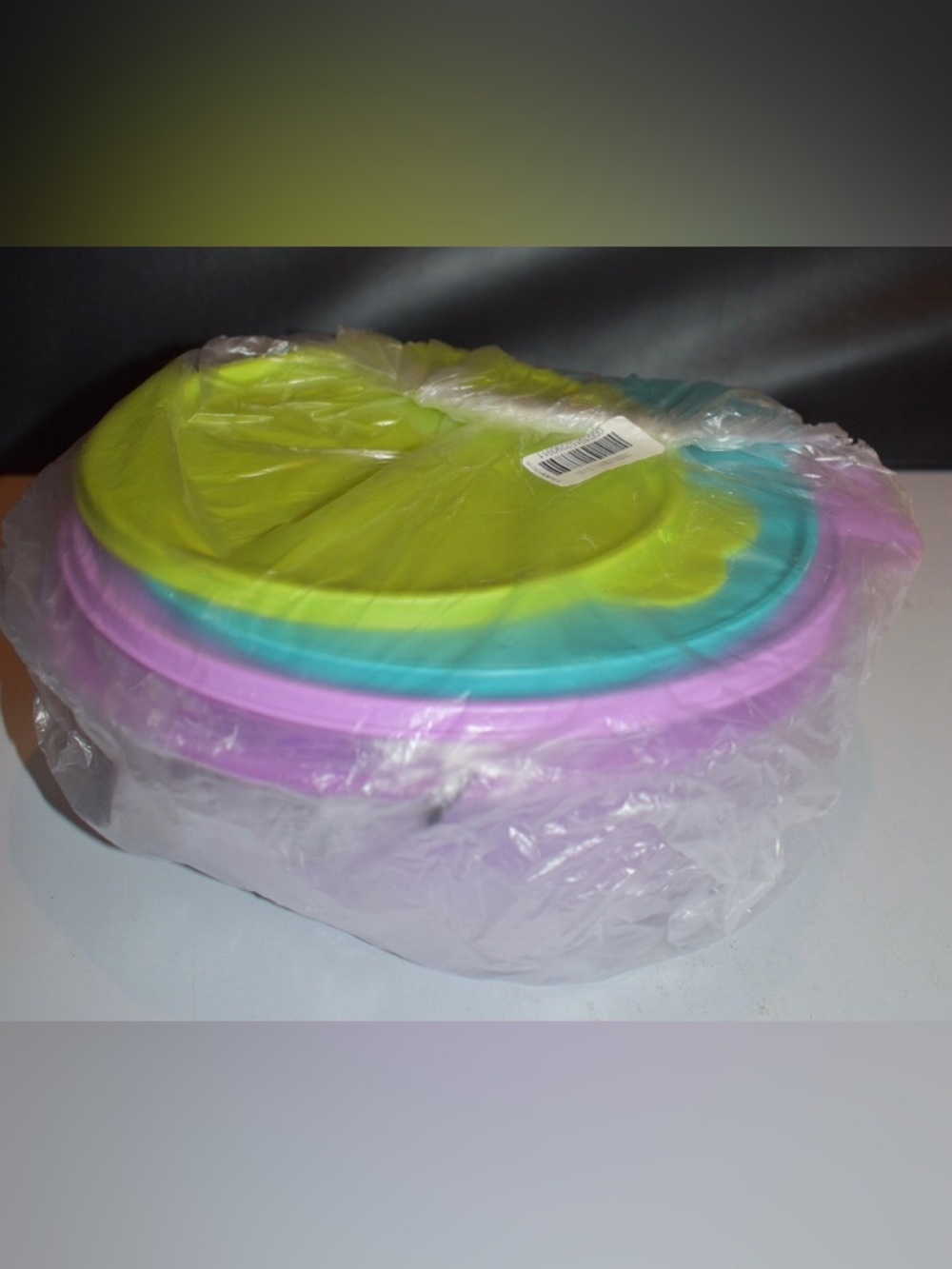 Tupperware Wonderlier Bowls - Lime Green, Teal Blue & Lavender